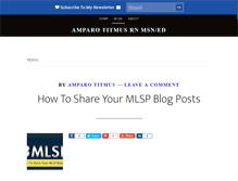 Tablet Screenshot of amparotitmus.com